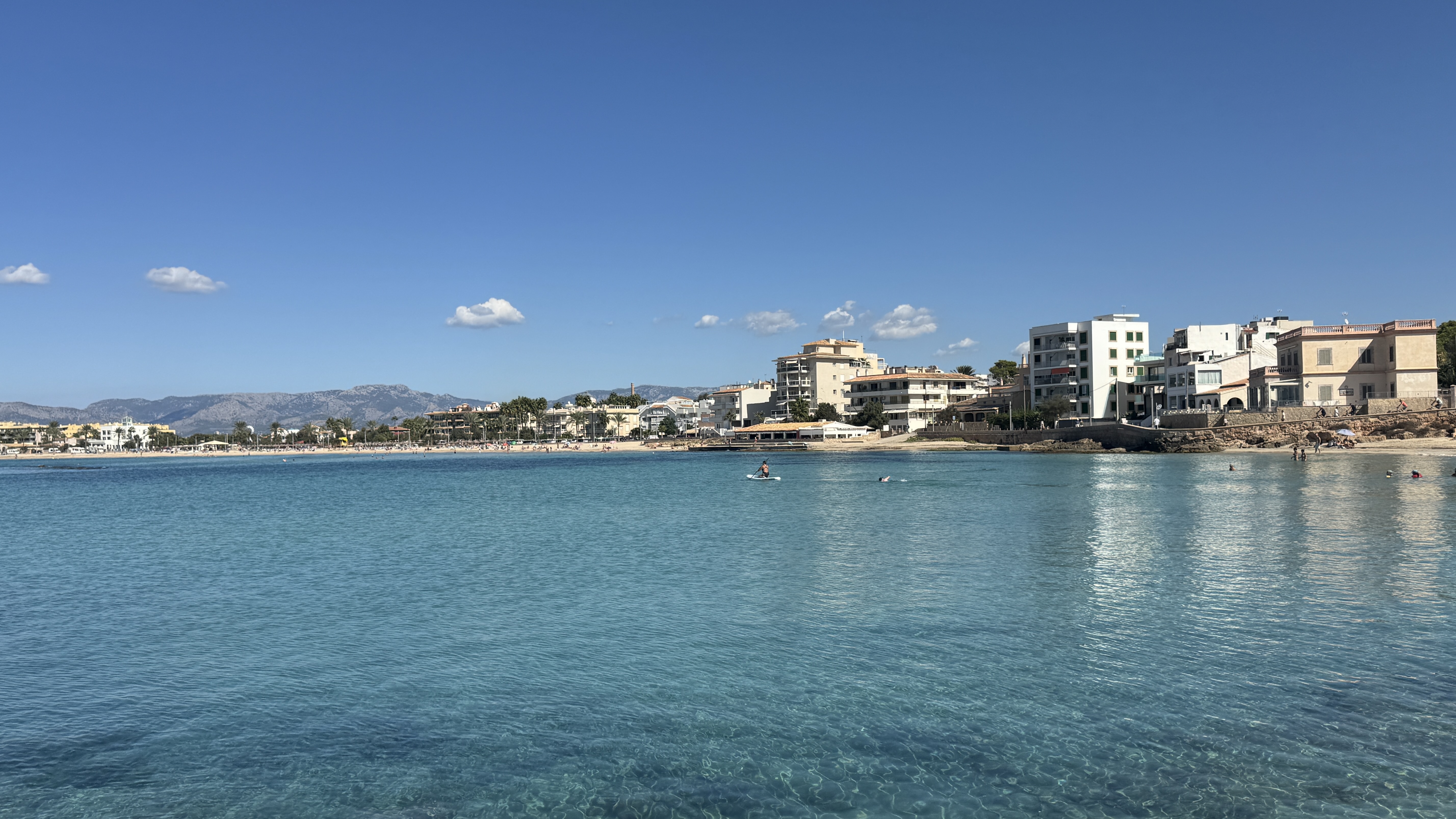 The bay in Palma, Mallorca